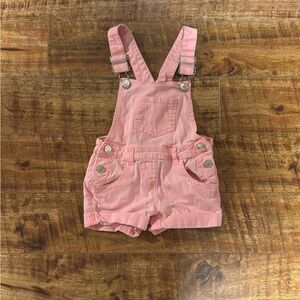 George Light Pink Kids Overalls